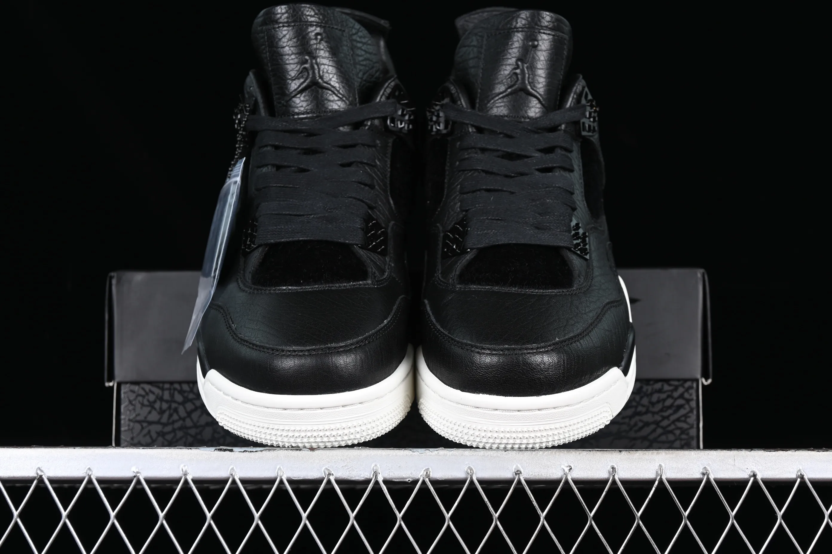 All categories Air Jordan Jordan series basketball shoes Air Jordan 4 Air Jordan 4 Premium "Pony Hair" AJ4 Joe 4 luxury black 819139-010